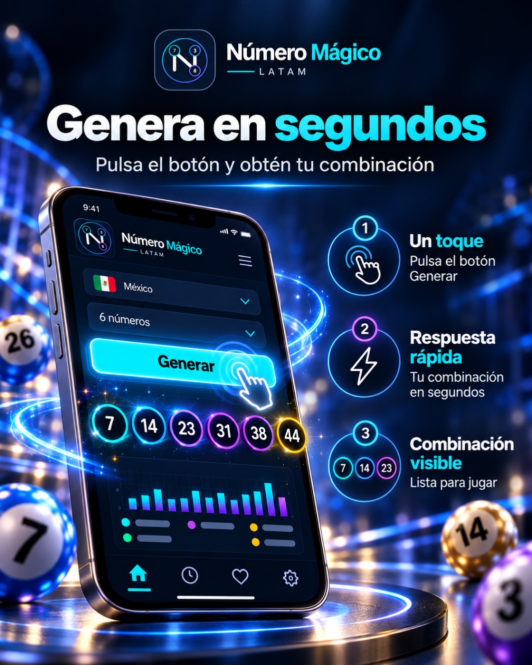 Número Mágico LATAM - Genera en segundos