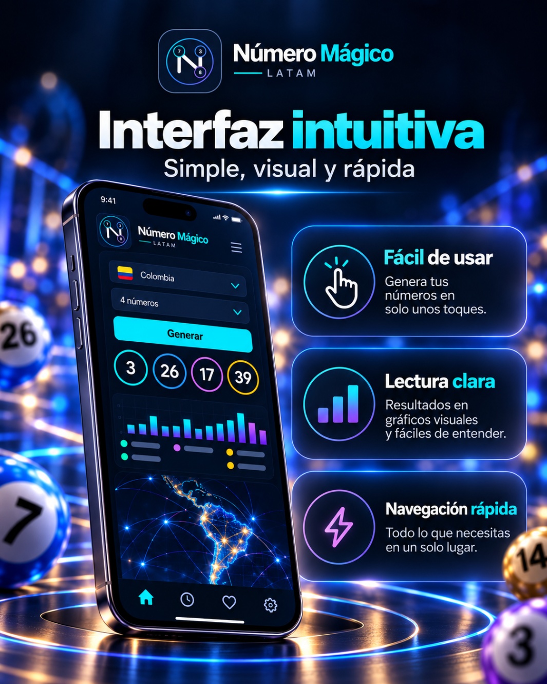 Número Mágico LATAM - Interfaz